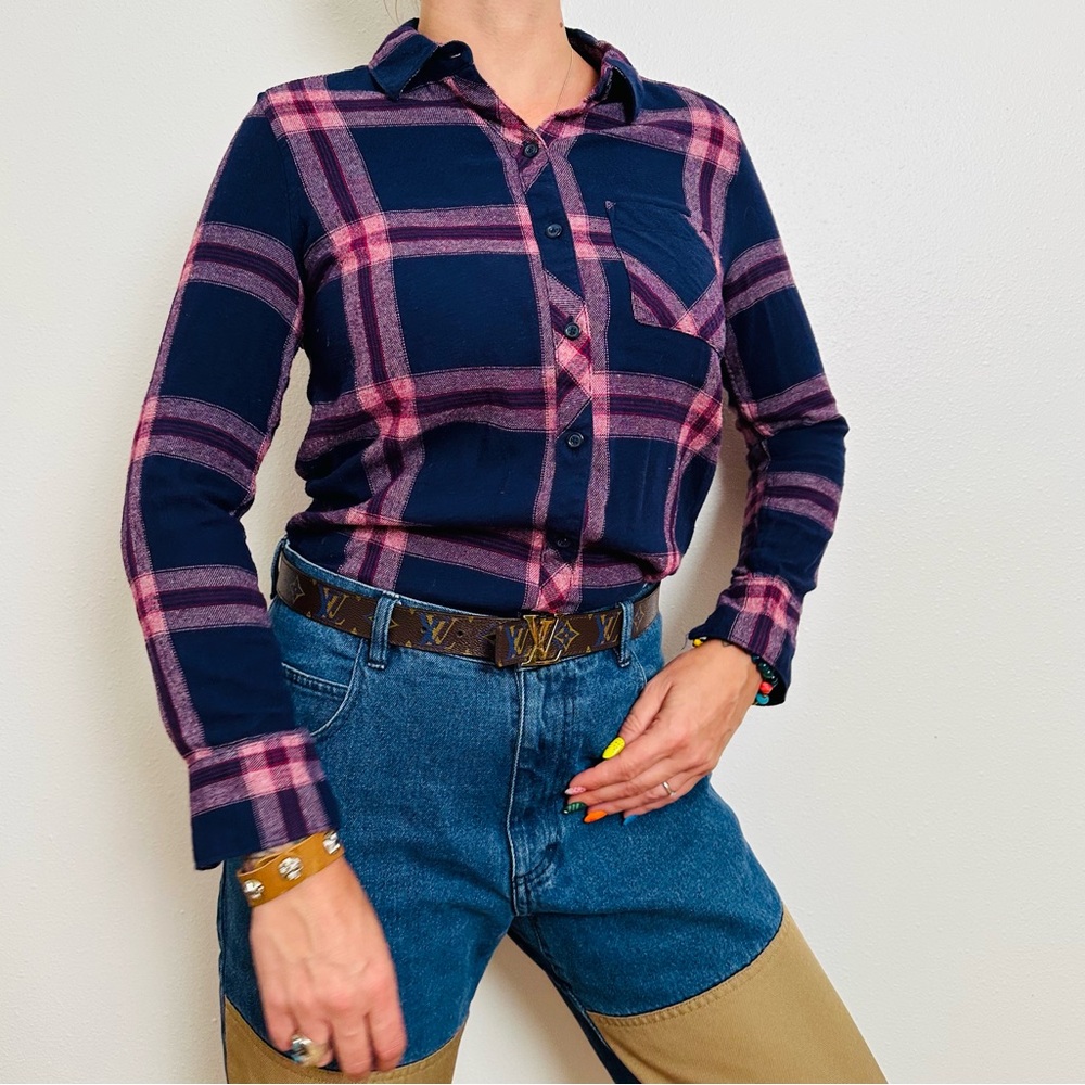 Woolrich Plaid Button Down Shirt Long sleeve Flannel